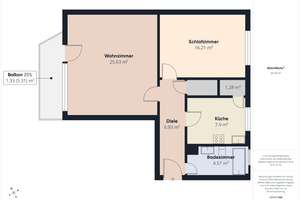Großzügige Eigentumswohnung mit Balkon und Garage – Die vollständige Adresse der Immobilie erhältst du vom Anbieter., 42855 Schöne Aussicht, Remscheid – Vorschaubild 11