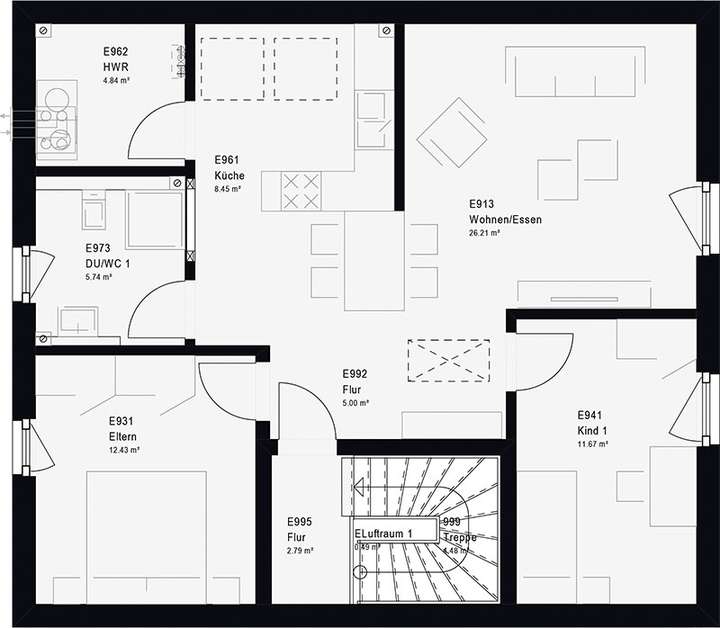 Grundriss Trend 16.0 S DG