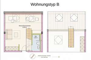 Moderne 1-Zimmer-Wohnung mit Empore 
1. Bezug nach Kernsanierung in Mönchengladbach-Dahl 
Nähe Hoc – Die vollständige Adresse der Immobilie erhältst du vom Anbieter., 41065 Dahl, Mönchengladbach – Vorschaubild 45