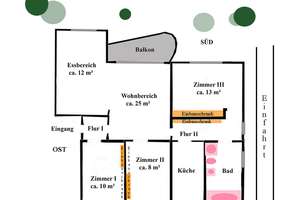 Super geschnittene, helle 4 Zimmer Wohnung mit Balkon! Neuhausen/Nymphenburg! – Nibelungenstraße 55a, 80639 Nymphenburg, München – Vorschaubild 46