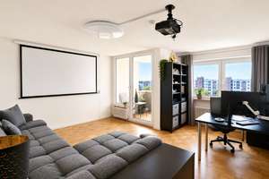 Panorama Tower|3-Zimmer-Wohnung mit Balkon & Tiefgarage (8.OG) – Münchenerstraße 2, 82110 Germering – Vorschaubild 1