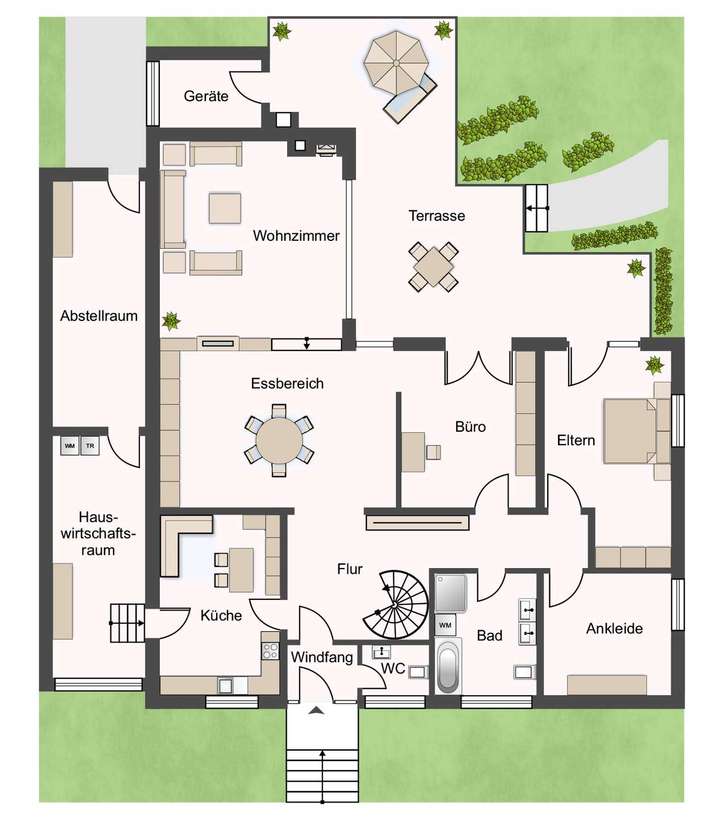 Grundriss Erdgeschoss