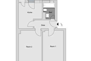 2,0-Zimmer-Wohnung in Hannover Zoo – Gneisenaustr. 25, 30175 Zoo, Hannover – Vorschaubild 4