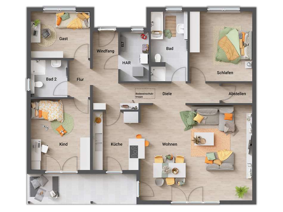 Grundriss-Bungalow-128-Erdgesc