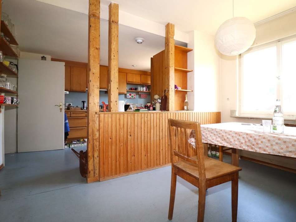 Offene Küche mit Esszimmer