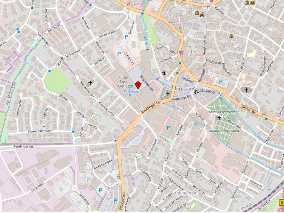 Metzingen Stadtplan1