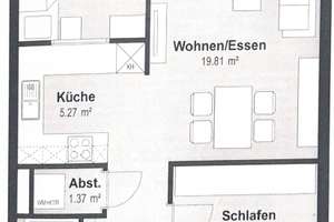 Gepflegte 2,5-Zimmer-Wohnung  mit Balkon und Stellplatz in Böckingen – Fasanweg 3, 74080 Böckingen, Heilbronn – Vorschaubild 2