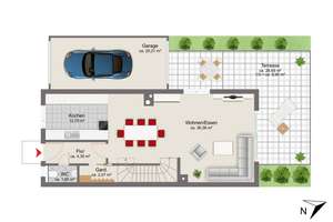 Hochwertig ausgestattete und top gepflegte Doppelhaushälfte mit Garage und eingewachsenen Garten – Die vollständige Adresse der Immobilie erhältst du vom Anbieter., 80995 Feldmoching, München – Vorschaubild 16
