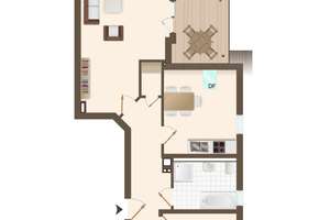hochwertige ausgestattete 3-Zimmer-WE nebst vermieteter 1-Zimmer-Wohnung im DG – Neubrandenburger Straße 2a, 18055 Brinckmansdorf, Rostock – Vorschaubild 2