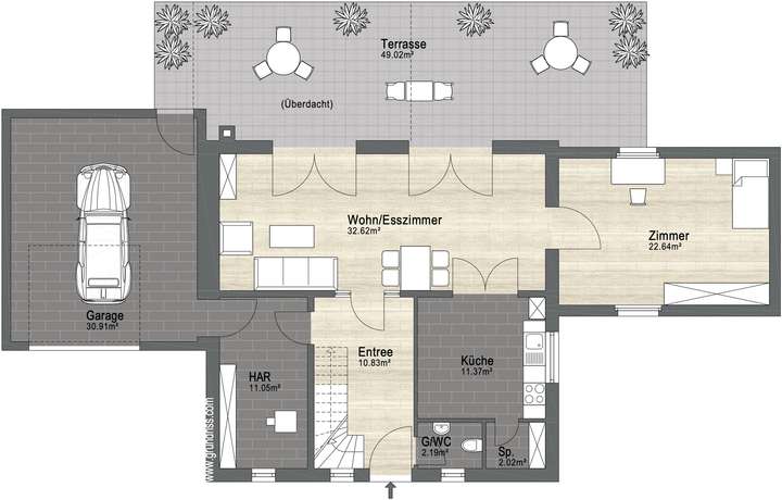 Grundriss Erdgeschoss