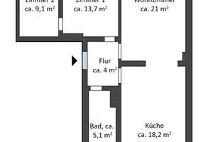 Wohnen mit Charakter: 3-Zimmer-Wohnung in Linden-Süd – 30449 Linden-Süd, Hannover – Vorschaubild 14