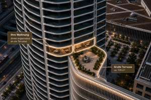 GRAND TOWER UNIKAT | Die einzige Wohnung mit ca. 121 m² großer Privatterrasse