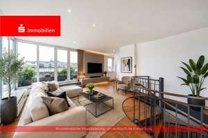 Frankfurt-Sachsenhausen: Exklusive Maisonettewohnung mit traumhaftem Mainblick