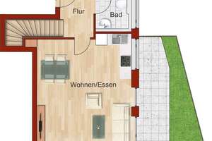3-Zimmer-Erdgeschosswohnung mit Hobbyraum in Wohnraumqualität – Die vollständige Adresse der Immobilie erhältst du vom Anbieter., 81375 Neuhadern, München – Vorschaubild 2