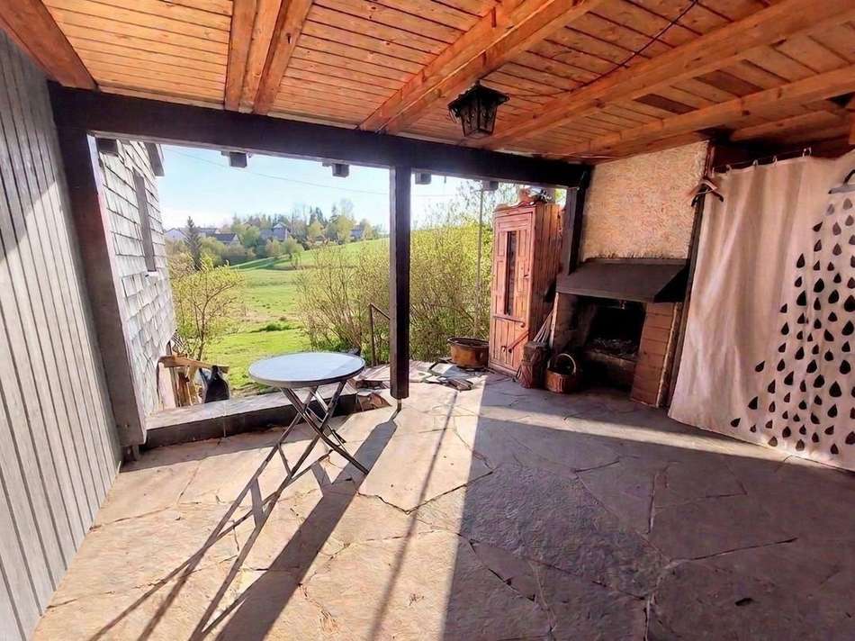 überdachte Terrasse
