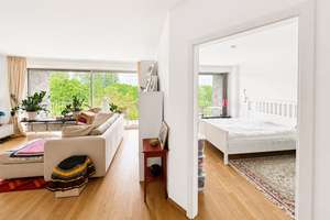Blick auf die Rheinauen: 3-Zimmer-Wohnung mit Terrasse und TG-Stellplatz in Düsseldorf Kaiserswerth – Die vollständige Adresse der Immobilie erhältst du vom Anbieter., 40489 Kaiserswerth, Düsseldorf – Vorschaubild 5