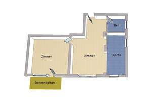 IMMOBERLIN.DE - Liebenswürdige Wohnung mit Südbalkon & Pkw-Stellplatz nah der Havel – Die vollständige Adresse der Immobilie erhältst du vom Anbieter., 13597 Spandau (Ortsteil), Berlin – Vorschaubild 6