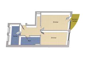 IMMOBERLIN.DE - Trendlage Kollwitzkiez! Sehr attraktive Wohnung mit Südbalkon & Lift – Die vollständige Adresse der Immobilie erhältst du vom Anbieter., 10435 Prenzlauer Berg, Berlin – Vorschaubild 9