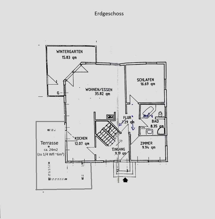 Grundriss Erdgeschoss