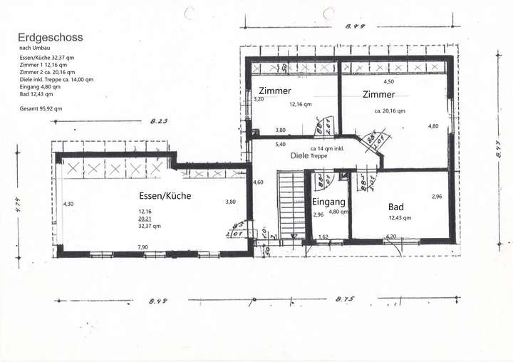 Grundriss Erdgeschoss