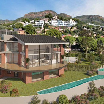 Im Bau befindliche Villa mit Meerblick in Los Monasterios