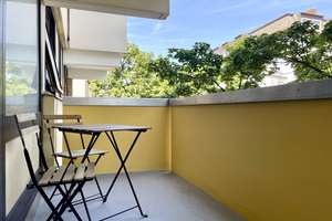 Möbliertes Appartment mit zwei separaten Schlaf-/Wohnzimmern ** ideal als Mitarbeiterwohnung oder WG – Die vollständige Adresse der Immobilie erhältst du vom Anbieter., 81371 Sendlinger Feld, München – Vorschaubild 1