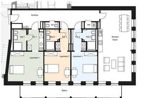 1-Zimmer -Appartement/ Co-Living-Erstbezug nach Umnutzung – Adlerstraße 44, 44137 Dorstfelder Brücke, Dortmund – Vorschaubild 2