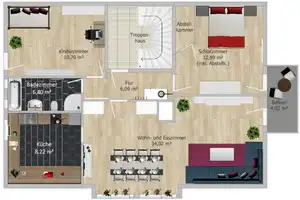 Stylische Dachgeschosswohnung in Ingolstadt-Nordost – Schoberstraße 16, 85055 Ingolstadt – Vorschaubild 1