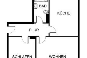 2 Zimmer Wohnung im Erdgeschoß – Händelstr. 13, 67061 Süd, Ludwigshafen am Rhein – Vorschaubild 2