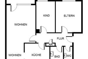 Helle 3-Zimmer-Wohnung mit Balkon im 4. OG in Mainz – Die vollständige Adresse der Immobilie erhältst du vom Anbieter., 55122 Hartenberg-Münchfeld, Mainz – Vorschaubild 8