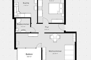 **TOLLE DG WOHNUNG MIT LOGGIA-UNVERMIETET** – Die vollständige Adresse der Immobilie erhältst du vom Anbieter., 44289 Sölde, Dortmund – Vorschaubild 25