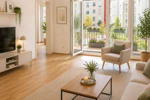 Erstbezug! 3-Zimmer-Wohnung mit Süd-Balkon in Top-Lage von Darmstadt – Die vollständige Adresse der Immobilie erhältst du vom Anbieter., 64285 Mitte, Darmstadt – Vorschaubild 4