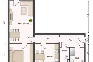 Umbauwohnung mit großer Wohnküche – Hanns-Eisler-Platz 9, 39128 Kannenstieg, Magdeburg – Vorschaubild 6