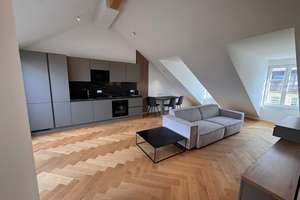 Aussergewöhnlicher Erstbezug: vollmöbliertes 2-Zimmer-Loft mit Terrasse über den Dächern Münchens – Schellingstrasse 32, 80799 Universität, München – Vorschaubild 12