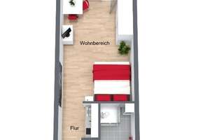 Modernisierte und vollmöblierte 1-Zimmerwohnung mit Balkon – Die vollständige Adresse der Immobilie erhältst du vom Anbieter., 68199 Neckarau, Mannheim – Vorschaubild 27