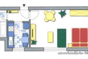 1-Zimmer-Wohnung in Top-Lage in Bad Cannstatt – Die vollständige Adresse der Immobilie erhältst du vom Anbieter., 70374 Schmidener Vorstadt, Stuttgart – Vorschaubild 2