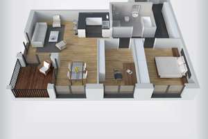 3-Zimmer-Wohnung mit Balkon im Europaviertel – 60486 Gallus, Frankfurt am Main – Vorschaubild 7