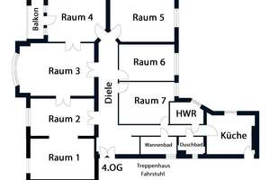 ***KURFÜRSTENDAMM-Seitenstraße / 7 Zimmer / 218 m² / Altbau-Charme pur / Stuck / Ruhig / Grün*** – Die vollständige Adresse der Immobilie erhältst du vom Anbieter., 10709 Halensee, Berlin – Vorschaubild 18
