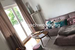 Tauschwohnung: 1 Zimmer mit Balkon in Schwabing gegen 2 Zimmer Zentral