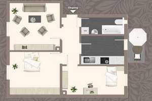 Eleganter Wohntraum! 3 Zimmerwohnung im grünsten Stadtteil Dresdens – Nagelstraße 18, 1279 Tolkewitz/Seidnitz-Nord, Dresden – Vorschaubild 2