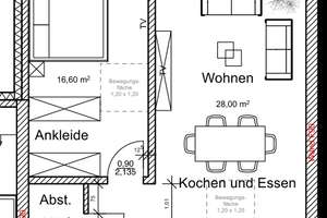 Attraktive 2-Zimmer Wohnung mit Balkon im 1. OG in Paderborn