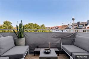 Elegantes 2-Zimmer-Apartment mit 2 Balkonen - zwischen Unterbilk und Medienhafen – 40219 Unterbilk, Düsseldorf – Vorschaubild 9