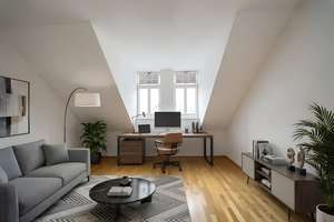 Exklusives, lichtdurchflutetes Penthouse im Altbau mit Loggia, Kaminoption und Stellplatz – August-Bebel-Straße 45, 4275 Südvorstadt, Leipzig – Vorschaubild 8