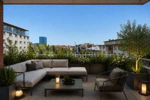 Penthouse-Flair in Bestlage: Lichtdurchflutet, ruhig und mit Weitblick ins Grüne – Die vollständige Adresse der Immobilie erhältst du vom Anbieter., 68161 Innenstadt/Jungbusch, Mannheim – Vorschaubild 4