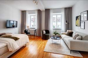 Möbliert: Lehel - Stilvoll, zentral und neuwertig möbliert – Die vollständige Adresse der Immobilie erhältst du vom Anbieter., 80538 Lehel, München – Vorschaubild 1