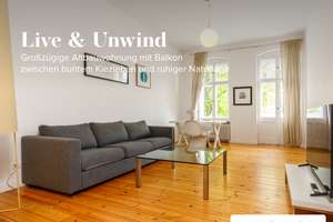 Live & Unwind - Großzügige Altbauwohnung mit Balkon zwischen buntem Kiezleben und ruhiger Naturlage – Die vollständige Adresse der Immobilie erhältst du vom Anbieter., 12059 Neukölln (Ortsteil), Berlin – Vorschaubild 1