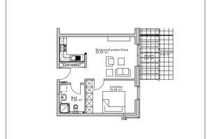 Stilvolle 2-Zimmer-Wohnung mit Echtholzparkett – Außenstellplatz inklusive – Wiener Straße 54, 48145 Mauritz-Mitte, Münster – Vorschaubild 7