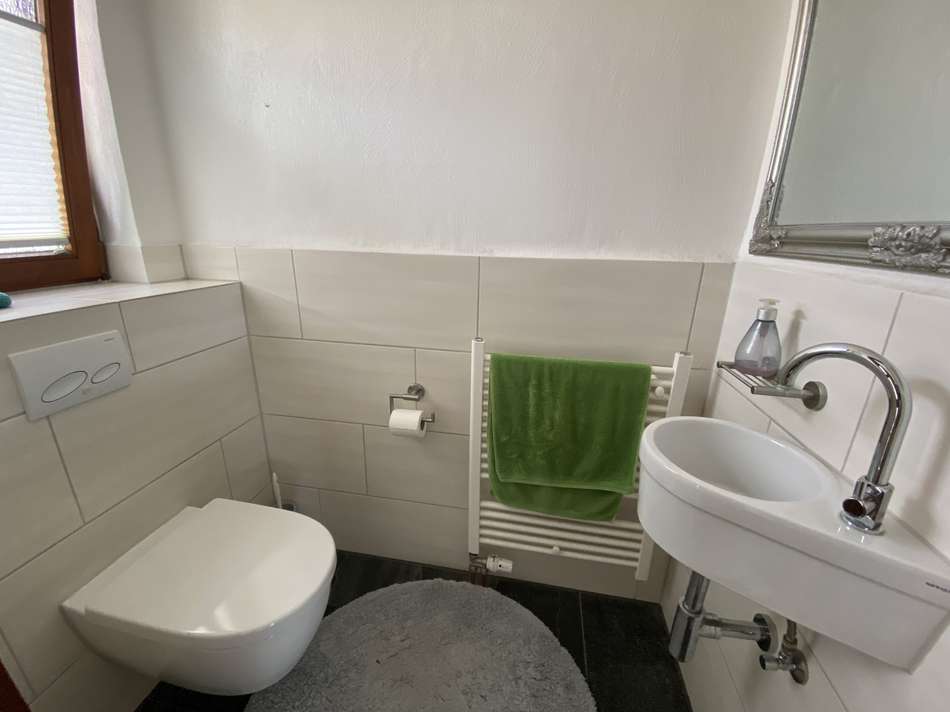 Neues Gäste-WC im Erdgeschoss