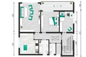 Solides Ein - bis Zweifamilienhaus in Heiligenkirchen – Lippe (Kreis) – Vorschaubild 9