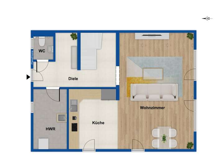 Grundriss Erdgeschoss